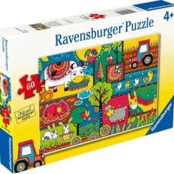 Ravensburger A Day at the Farm 60 Pc Puzzle Outlet
