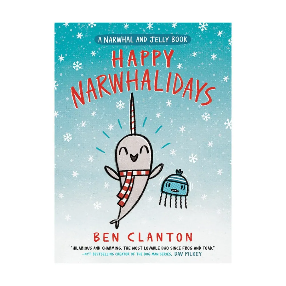 Mastermind Toys A Narwhal and Jelly Book #5: Happy Narwhalidays Book New