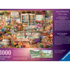 Ravensburger All Seasons Flower Shop 1000 Pc Puzzle Discount