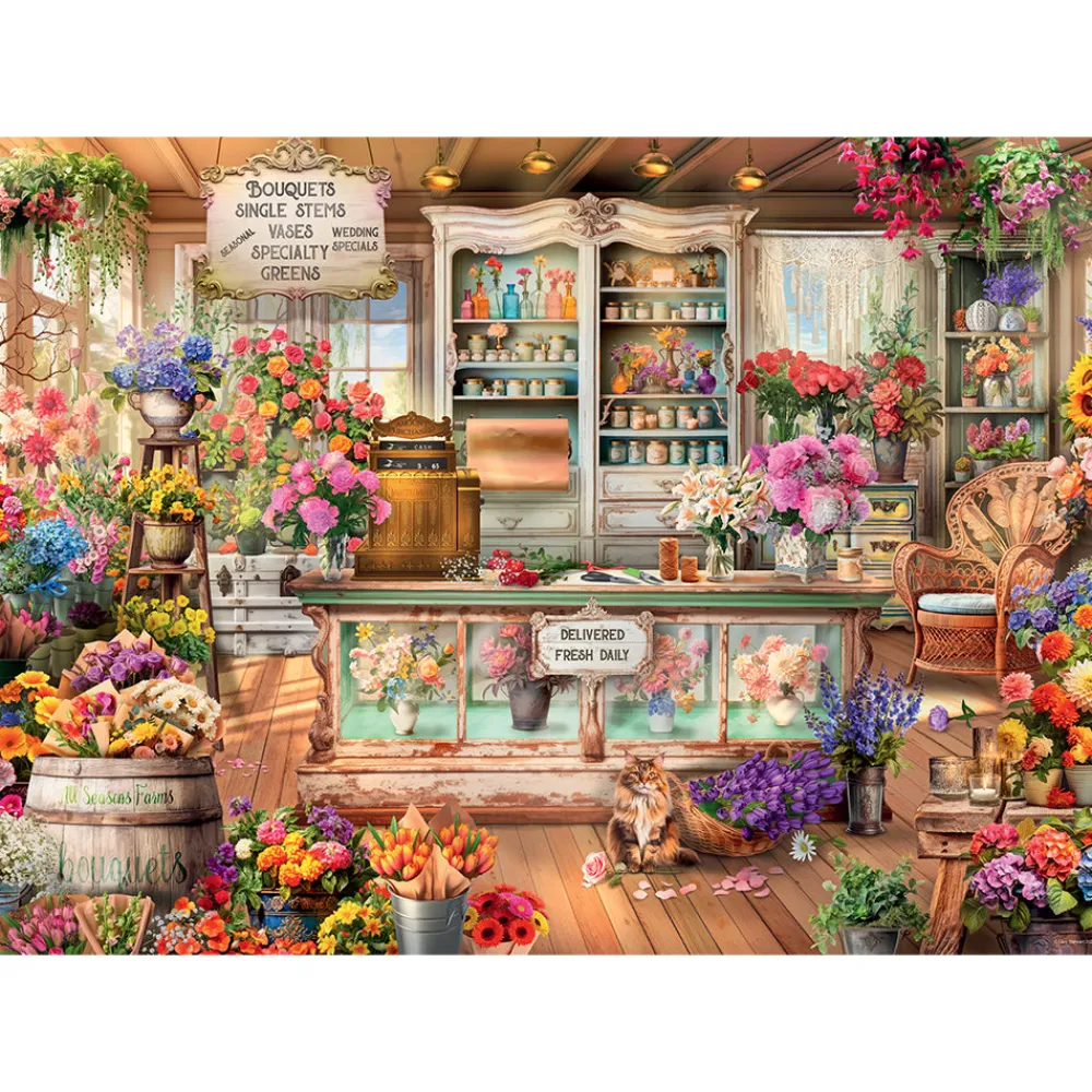 Ravensburger All Seasons Flower Shop 1000 Pc Puzzle Discount