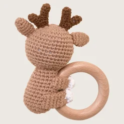 rise little earthling Animal Rattle Fox Discount