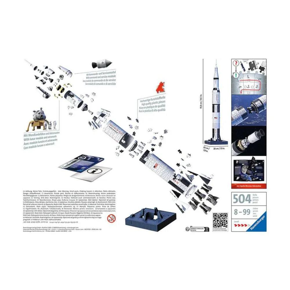 Ravensburger USA, Inc. Apollo Saturn V 440pc 3D Puzzle Sale