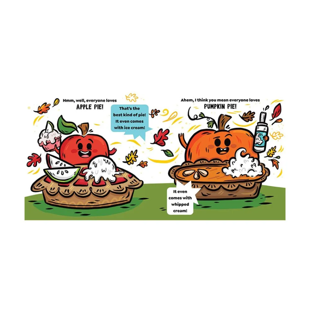 Mastermind Toys Apple vs. Pumpkin The Battle for the Best Fall Treat Is On! Book Best