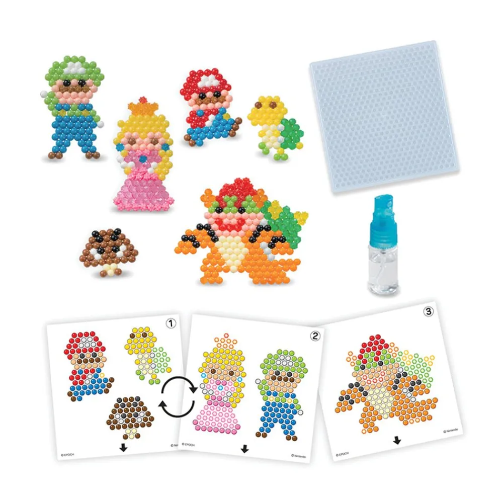 Aquabeads Super Mario Character Set New