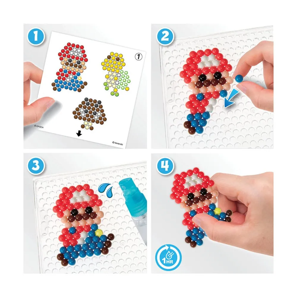 Aquabeads Super Mario Character Set New