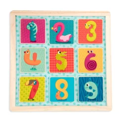B. Toys B. Count N' Doodle Magnetic Number Wooden Puzzle Best