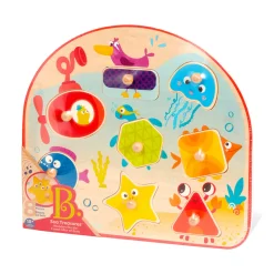 B. Toys B. Sea Treasures Wooden Peg Puzzle Clearance
