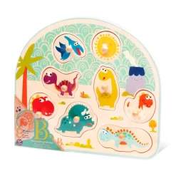 Branford Limited B. Stomping Dinos Wooden Peg Puzzle Sale