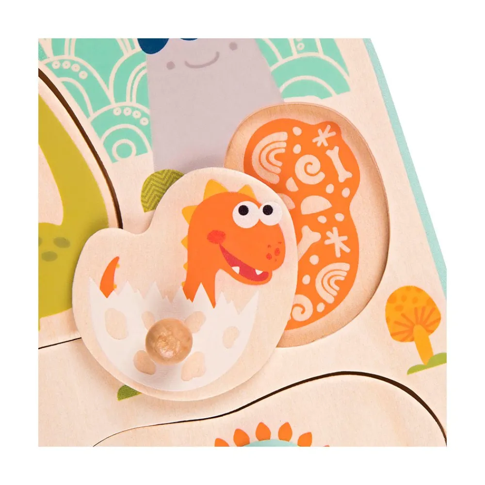 Branford Limited B. Stomping Dinos Wooden Peg Puzzle Sale
