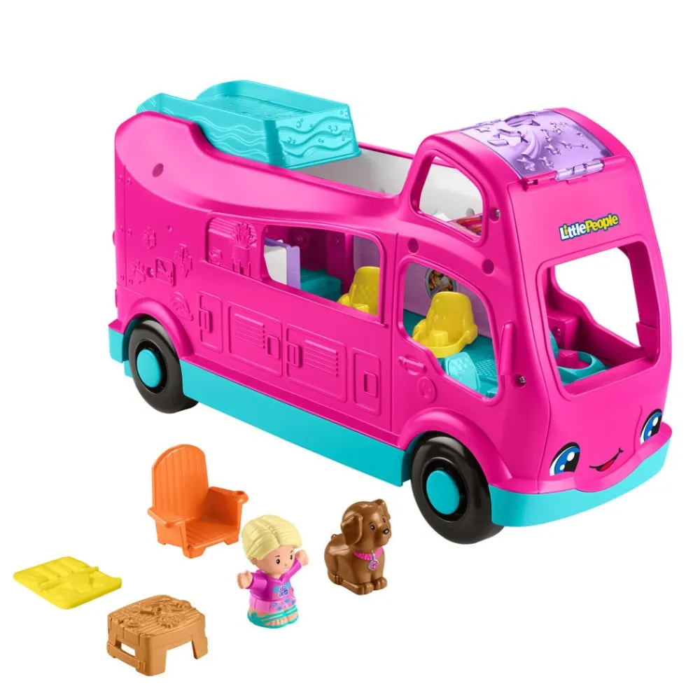 Fisher Price Barbie® Little Dreamcamper™ by Little People® New