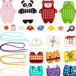 Battat Educational Battat Education Lace-Up & Learn Animals Fine Motor Wooden Lacing Toy Online