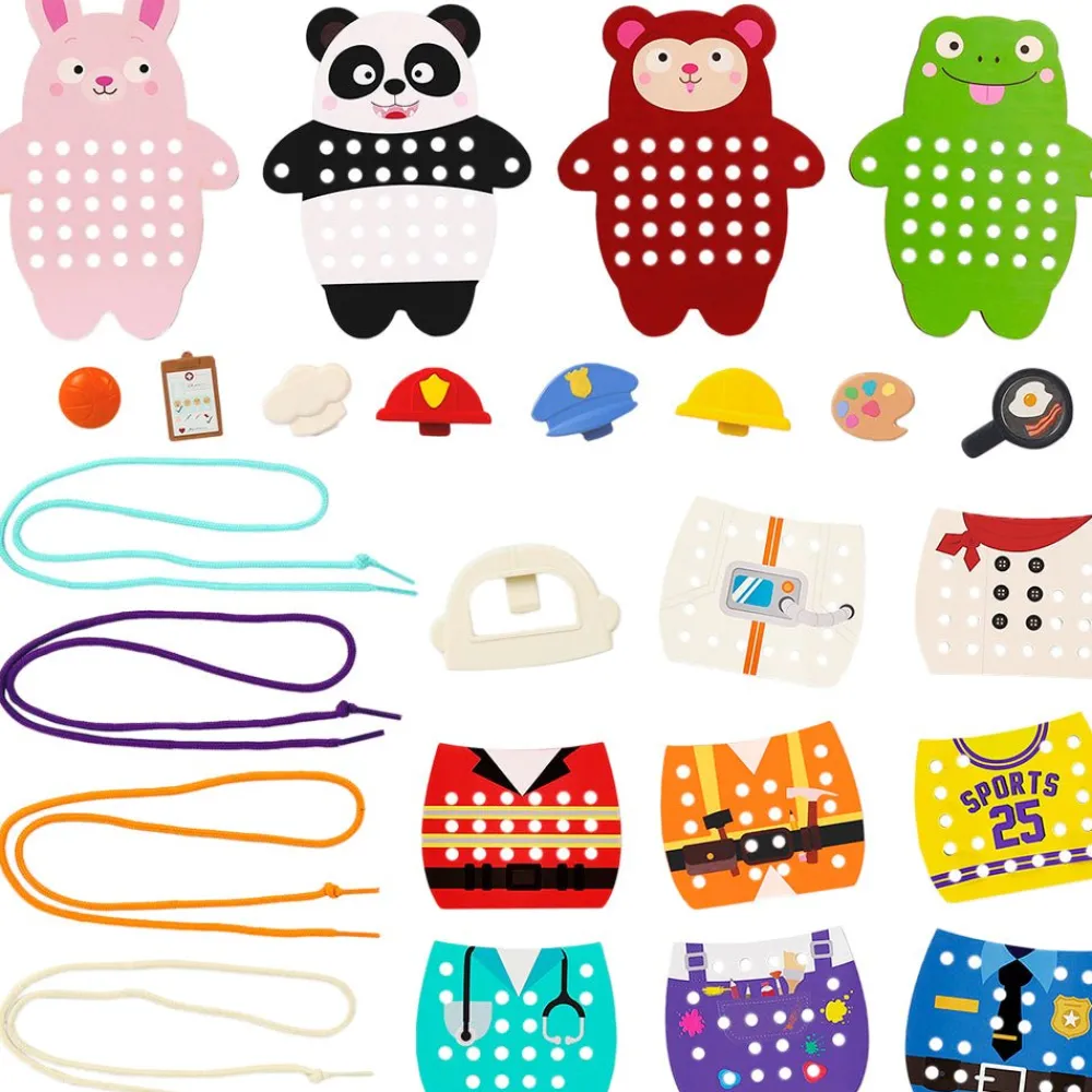 Battat Educational Battat Education Lace-Up & Learn Animals Fine Motor Wooden Lacing Toy Online