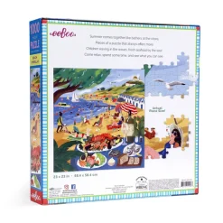 Eeboo Beach Umbrellas 1000 Piece Square Puzzle Sale