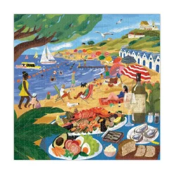 Eeboo Beach Umbrellas 1000 Piece Square Puzzle Sale