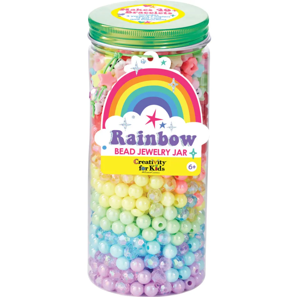 A.W. Faber - Castell USA Inc. Bead Jewelry Jar Rainbow Clearance