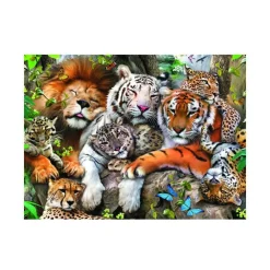 Ravensburger USA, Inc. Big Cat Nap 200 pc Puzzle Fashion