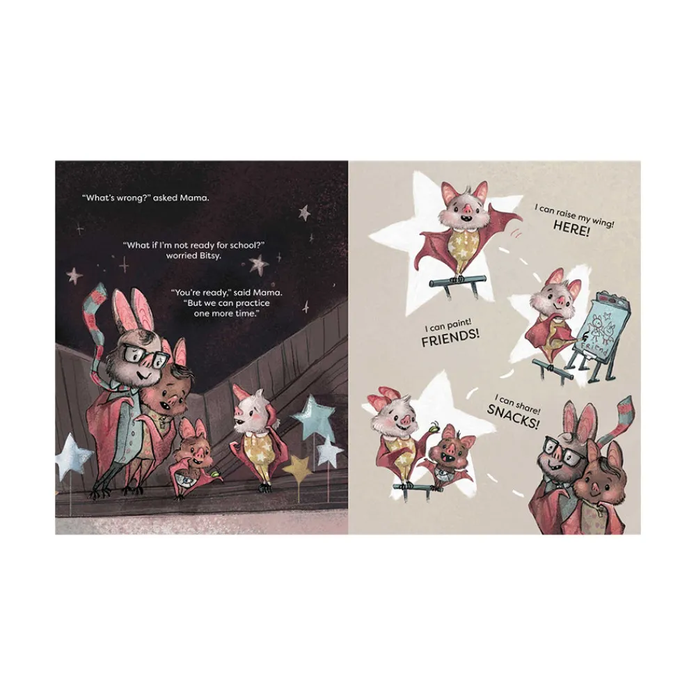 Mastermind Toys Bitsy Bat, School Star Book Best