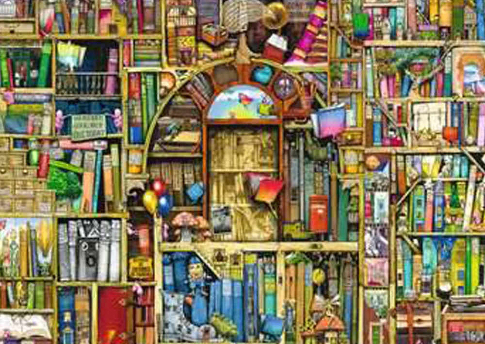 Ravensburger USA, Inc. Bizarre Bookshop 2 1000 pc Puzzle New