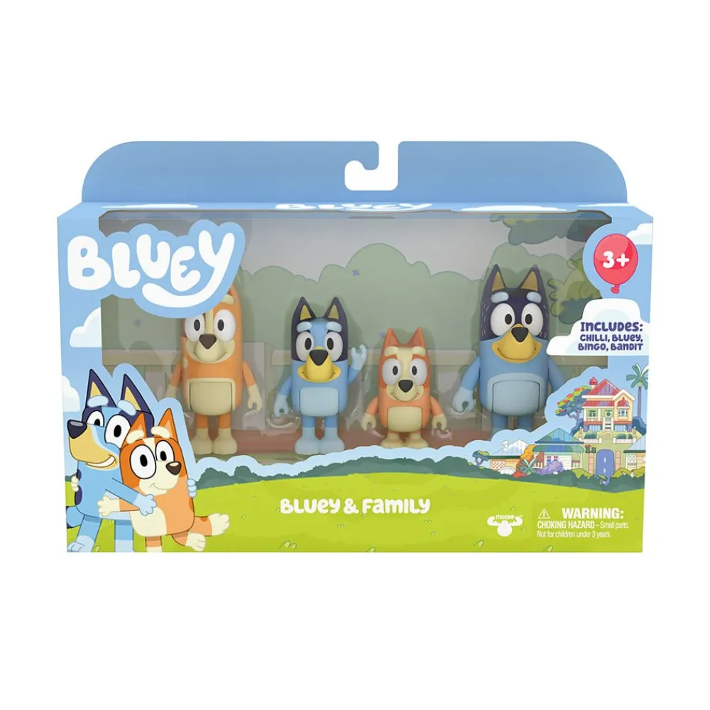 Bluey S3 Figure 4 Pack Assorted Best