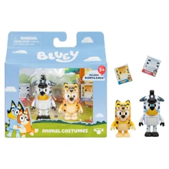 Mastermind Toys Bluey S11 Figure 2PK Animal Costumes New