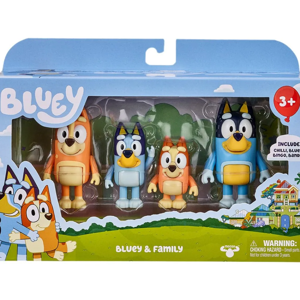 Mastermind Toys Bluey S11 Figure 4PK Costume Party Hot