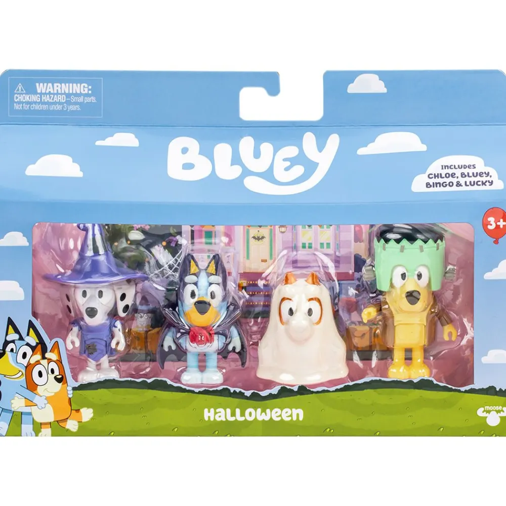 Mastermind Toys Bluey S11 Figure 4PK Costume Party Hot