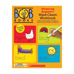 Scholastic Canada Ltd. Bob Books Wipe-Clean Workbook: Advancing Beginners Sale