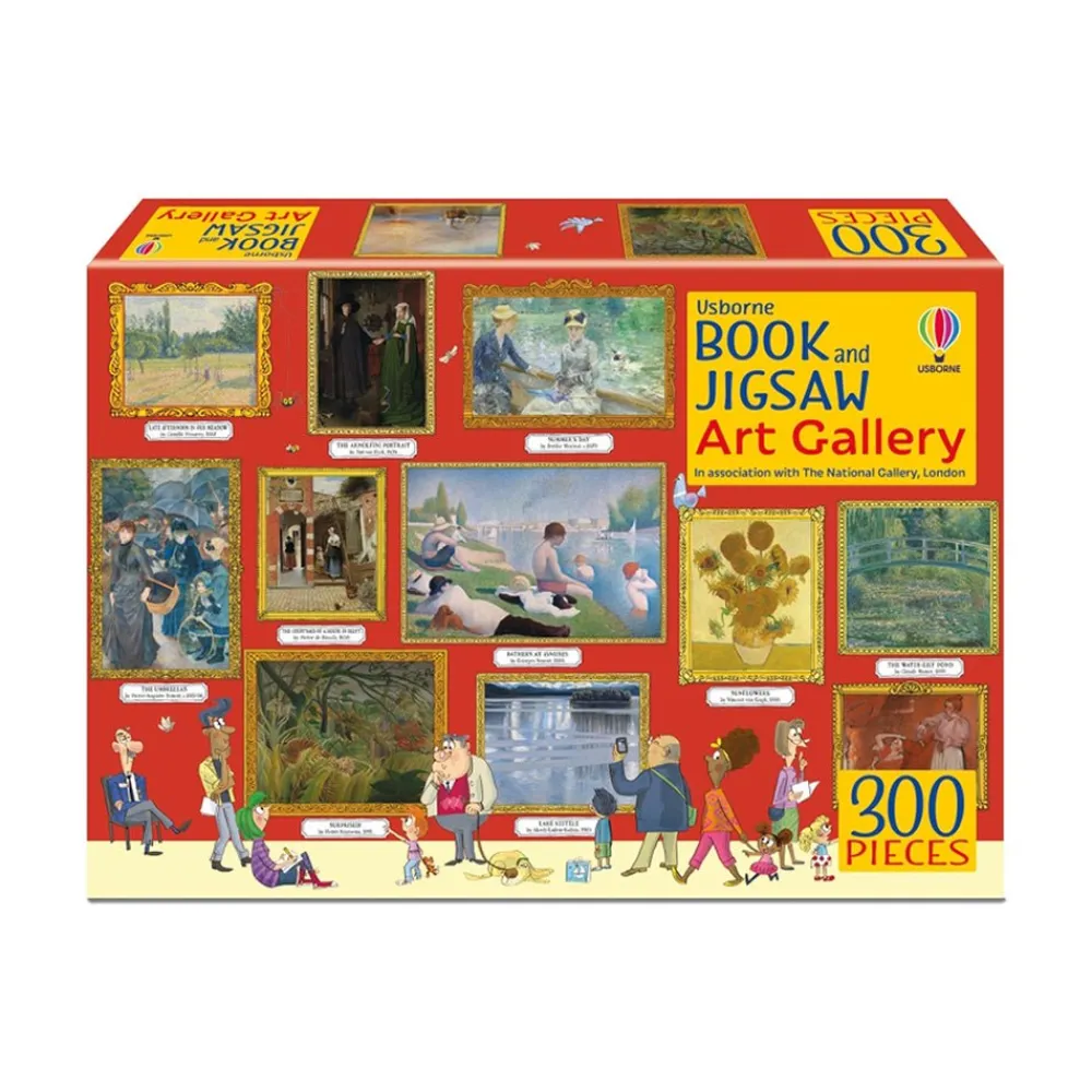 Mastermind Toys Book and Jigsaw: Art Gallery Discount