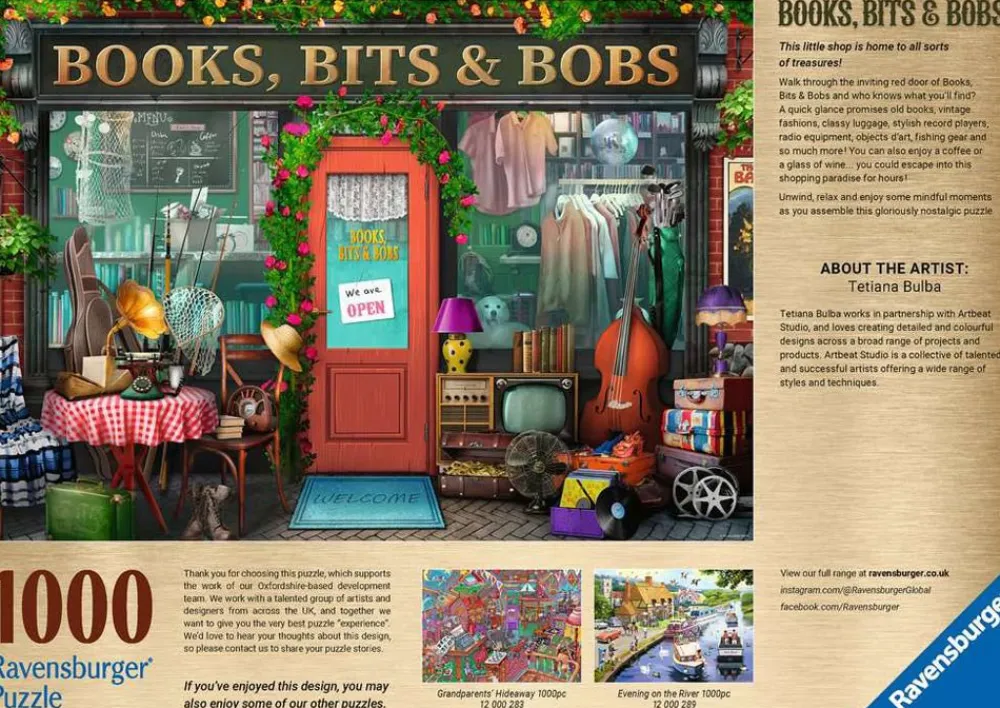 Ravensburger Books, Bits & Bobs 1000 pc Puzzle Sale
