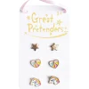 Great Pretenders Boutique Cheerful Studded Earrings, 3 Sets Hot