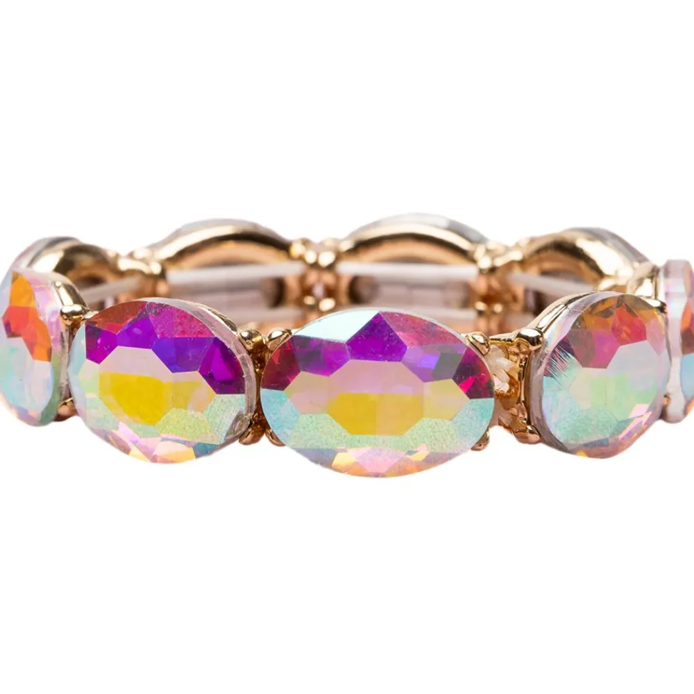 Great Pretenders Boutique Chic Aurora Borealis Gem Bracelet Fashion