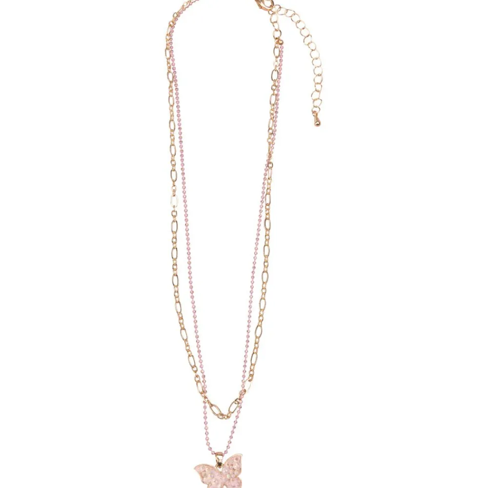 Great Pretenders Boutique Chic Bubbly Butterfly Necklace Sale