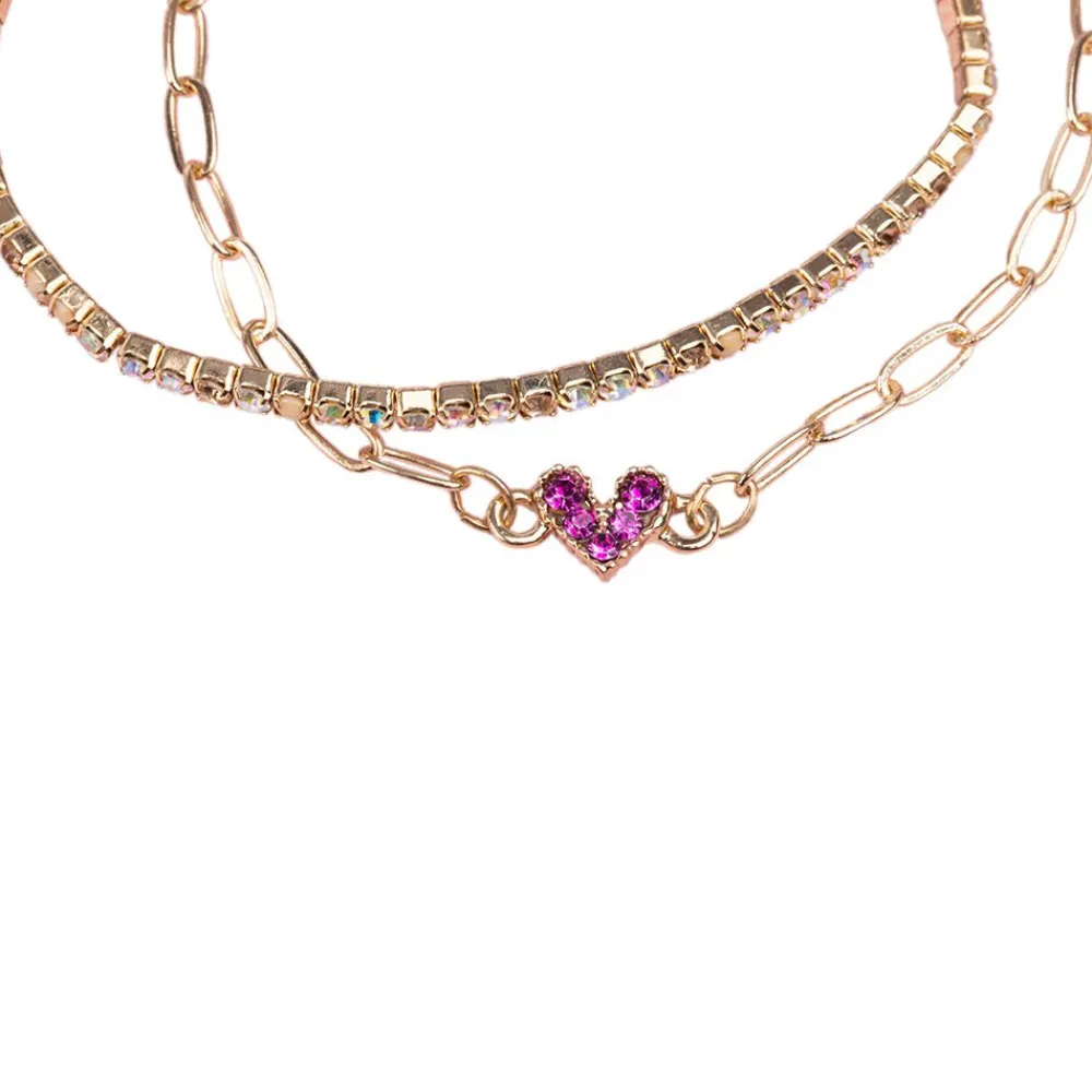 Great Pretenders Boutique Chic Linked with Love Bracelets, 2pc Hot