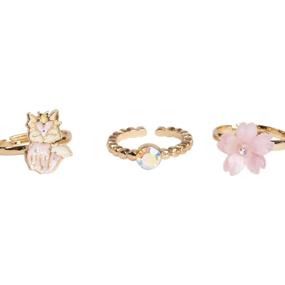 Great Pretenders Boutique Foxy Floral Ring Set, 3pcs Best