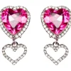 Great Pretenders Boutique Heart Jewel Clip On Earrings Best