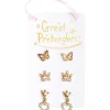 Great Pretenders Boutique Royal Crown Studded Earrings, 3 Sets Online