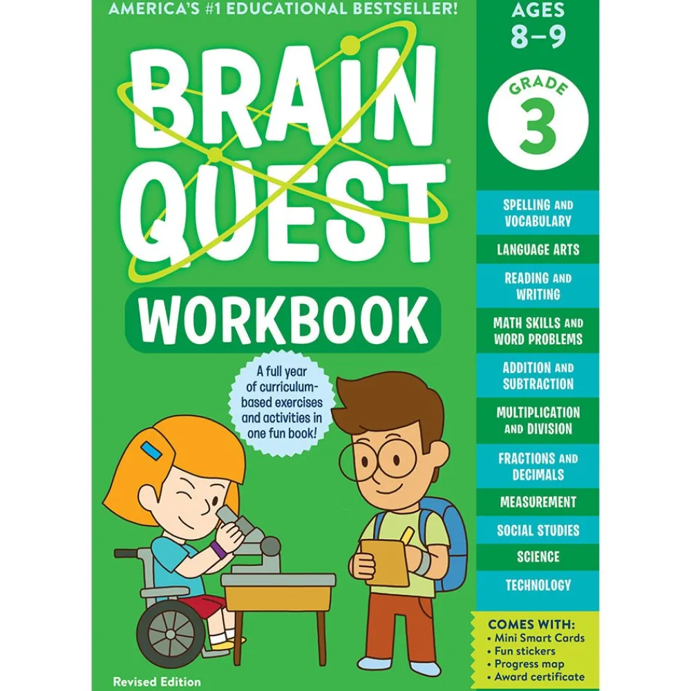 Hachette Book Group Brain Quest Workbook: 3rd Grade Revised Edition Clearance