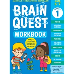 Hachette Book Group Brain Quest Workbook: 1st Grade Revised Edition Outlet
