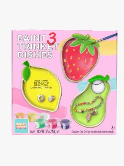 Bright Stripes LLC Bright Stripes Paint 3 Fruit Trinket Dishes Clearance