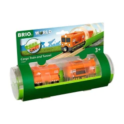 BRIO Cargo Train and Tunnel New