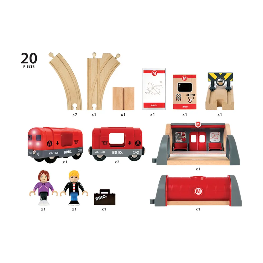 Ravensburger USA, Inc. Brio Metro Railway Set Hot