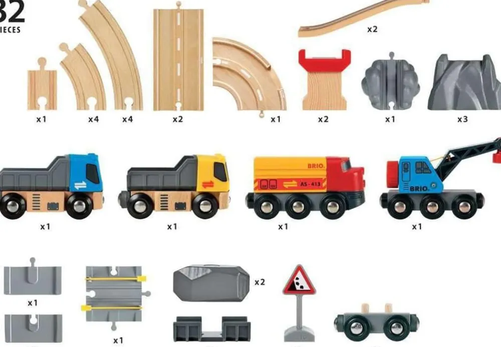BRIO Rail & Road Loading Set Best