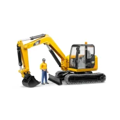 Bruder Toys America, Inc. Bruder CAT Mini Excavator w/ Worker Sale