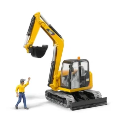 Bruder Toys America, Inc. Bruder CAT Mini Excavator w/ Worker Sale