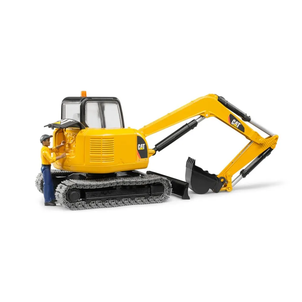 Bruder Toys America, Inc. Bruder CAT Mini Excavator w/ Worker Sale