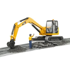 Bruder Toys America, Inc. Bruder CAT Mini Excavator w/ Worker Sale