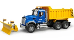 Bruder MACK Granite Dump Truck w/ Snow Plow Blade Hot