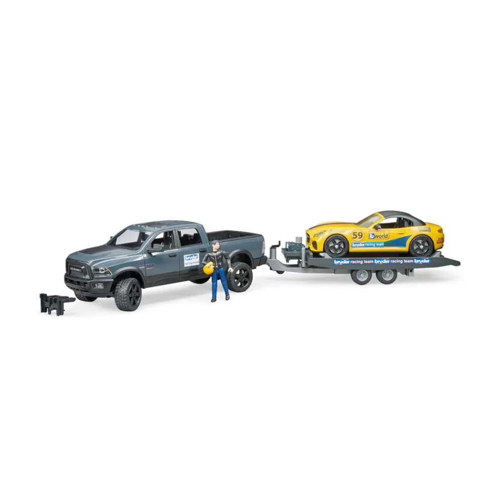 Bruder Toys America, Inc. Bruder Ram Power Wagon & Roadster Racing Team Sale