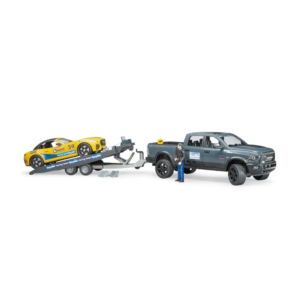 Bruder Toys America, Inc. Bruder Ram Power Wagon & Roadster Racing Team Sale