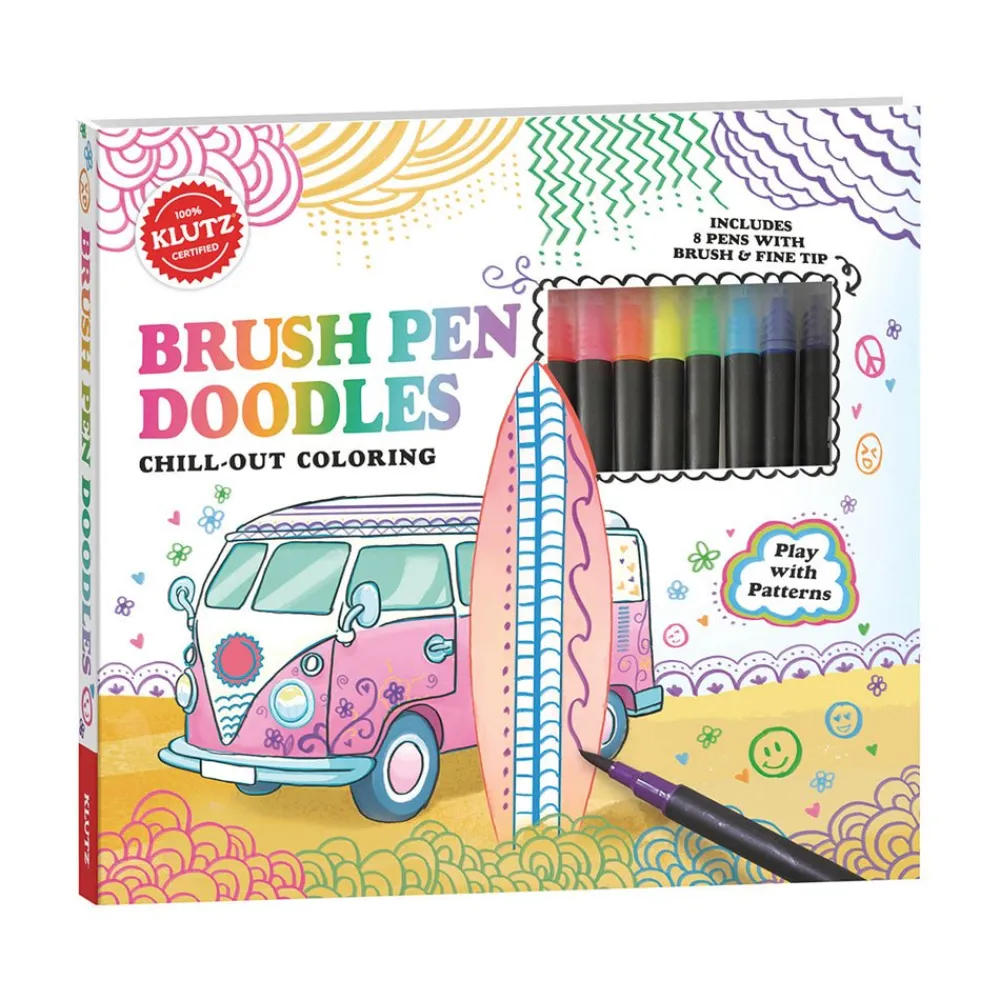 Scholastic Canada Ltd. Brush Pen Doodles Chill-out coloring Outlet